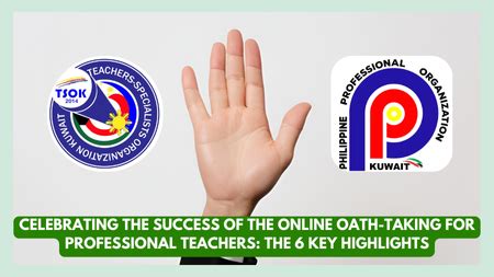 Online Oathtaking of the Professional Teachers.